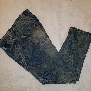 Men's Blue Cult Blue/Bronze Denim Jeans. 40 Waist